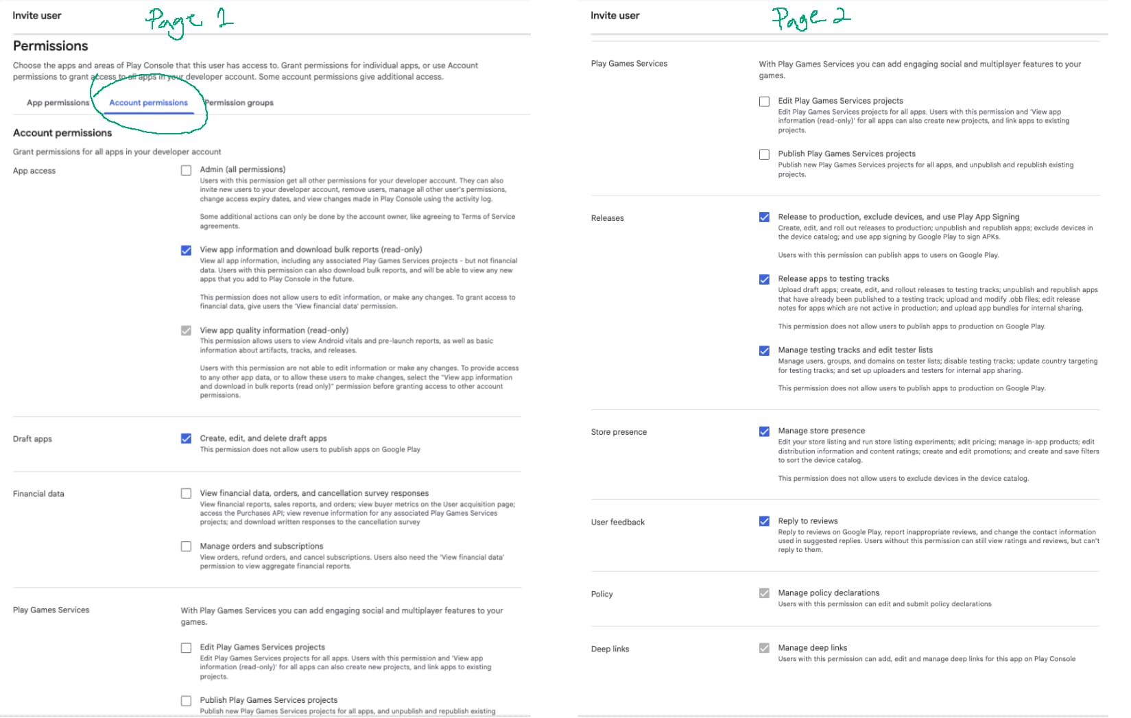 Grant Required Permissions screenshot 1
